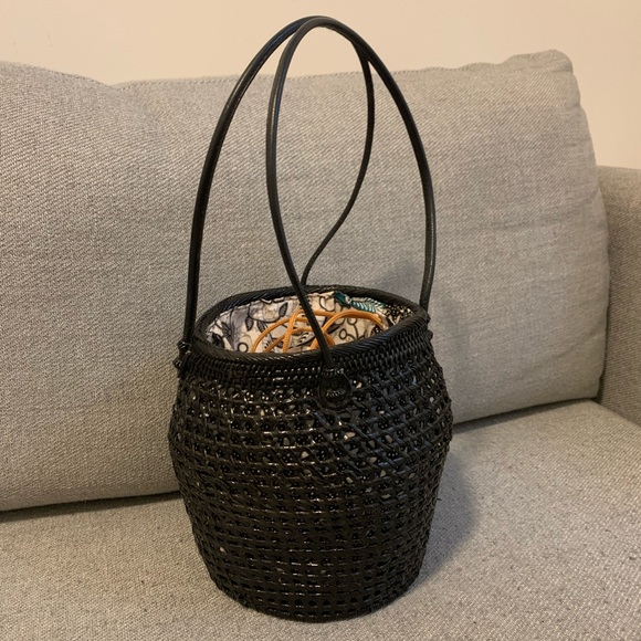 Handbags - Recycled plastic rattan Bucket Bag